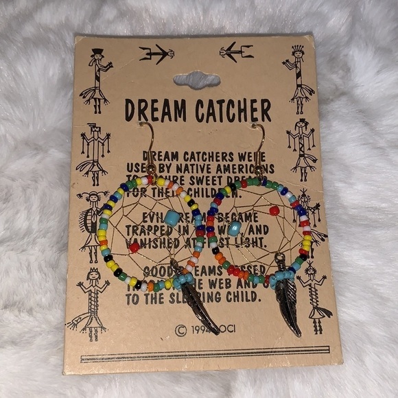 Dream Catcher Earrings, © 1994 Boci - Picture 5 of 6